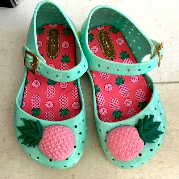 Mini Melissa Shoes Mini Melissa Pineapple Jellies Shoe Size